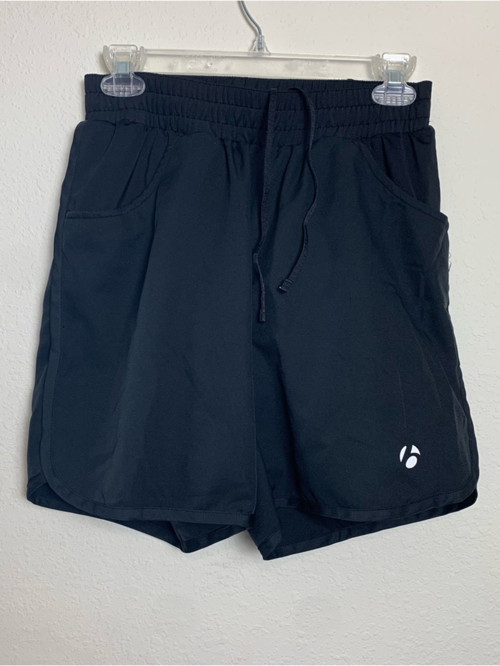 Bontrager Men's Black Biking Shorts with Drawstring Waist Medium Athletic